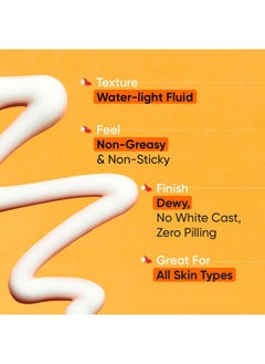 Dot & Key Dot & Key Vitamin C+E Super Bright Sunscreen Spf 50 Pa+++ - 50g & Dot & Key Vitamin C + E Super Bright Gel Face Wash | For Normal Skin | Skin Care Combo | For Women & Men  - Image 2