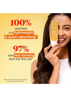 Dot & Key Dot & Key Vitamin C+E Super Bright Sunscreen Spf 50 Pa+++ - 50g & Dot & Key Vitamin C + E Super Bright Gel Face Wash | For Normal Skin | Skin Care Combo | For Women & Men  - Image 4