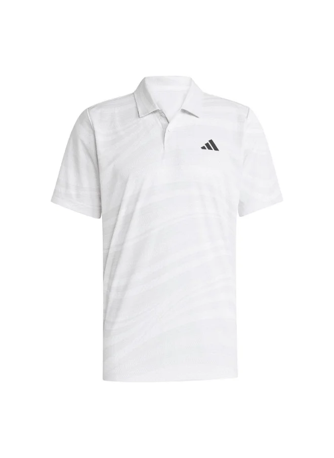 Adidas adidas CLUB GRAPH POLO Grey Tennis POLO SHIRTS for Men - XS