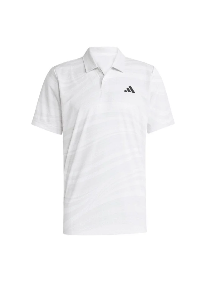 اديداس اوريجينالز adidas CLUB GRAPH POLO Grey Tennis POLO SHIRTS for Men - XS