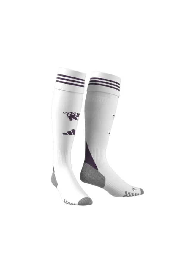 Adidas Adidas Mufc A So M White Football/Soccer Socks For Men