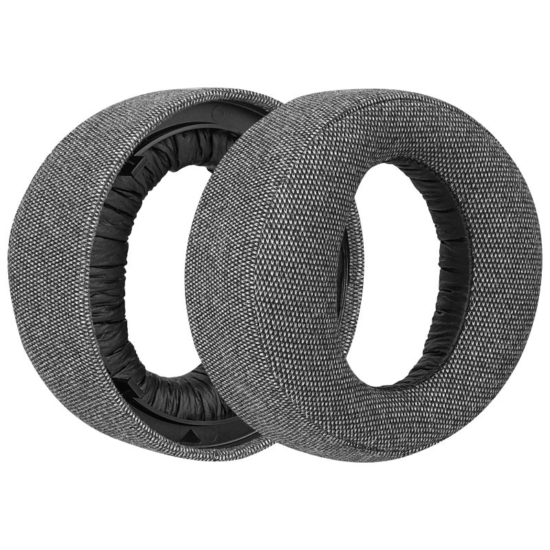 Geekria Geekria Comfort Linen Replacement Ear Pads for Sony PlayStation 5, PS5 Pulse 3D Wireless Headphones Ear Cushions, Repair Parts (Grey)  - Image 2