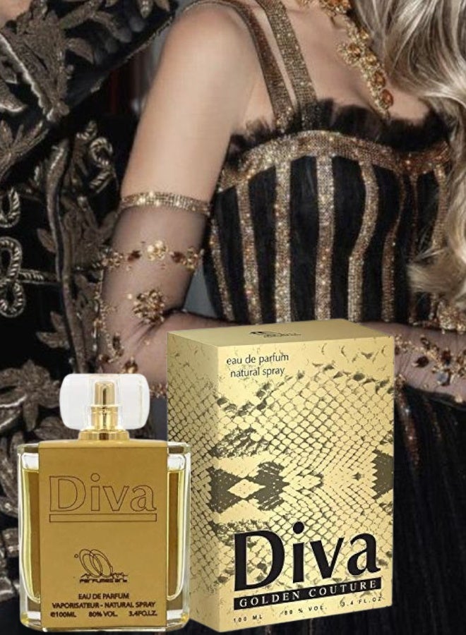 ديفا 12 قطع عطر ديفا جولدن كوشر 100مل - Image 2