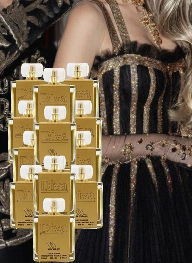 ديفا 12 قطع عطر ديفا جولدن كوشر 100مل - Image 1