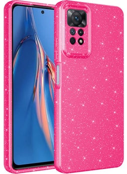 TahTicMer Xiaomi Redmi Note 12 Pro 4g Compatible Glitter Case Camera Protection Silicone Luxury Lopard Cotton Cover Glittery Colorful TPU  - Image 1