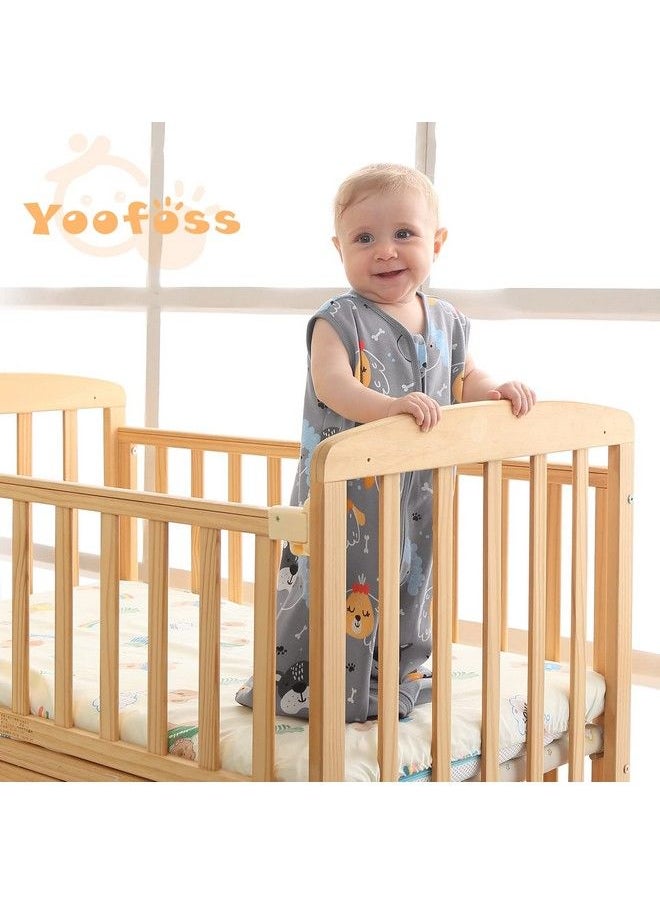 YOOFOSS - Baby Sleep Sacks 12 18 Months 2 Pack 100% Cotton 0.5 Tog Wearable Blanket Baby Sleeping Bag Unisex Comfortable Breathable Toddler Sleeping Sack - Image 1
