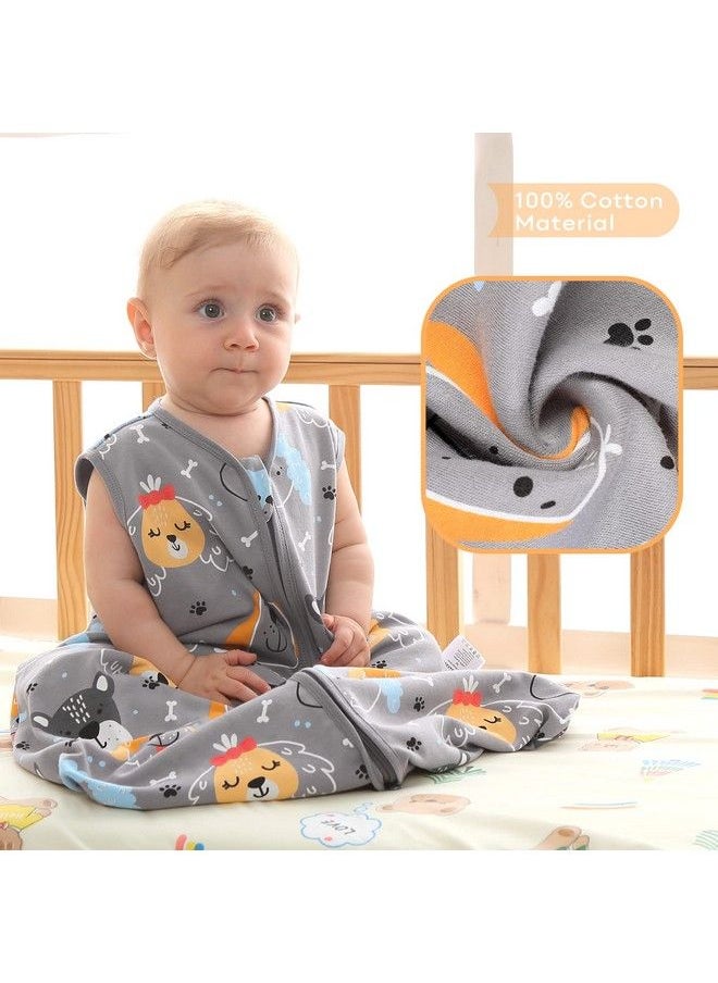 YOOFOSS - Baby Sleep Sacks 12 18 Months 2 Pack 100% Cotton 0.5 Tog Wearable Blanket Baby Sleeping Bag Unisex Comfortable Breathable Toddler Sleeping Sack - Image 1