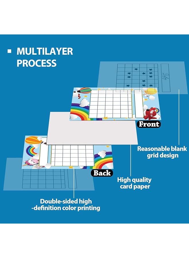 erorex 122 Piece Sticker Set: Incentive And Chore Chart For Kids With 1760 Colorful Star Stickers - Image 2
