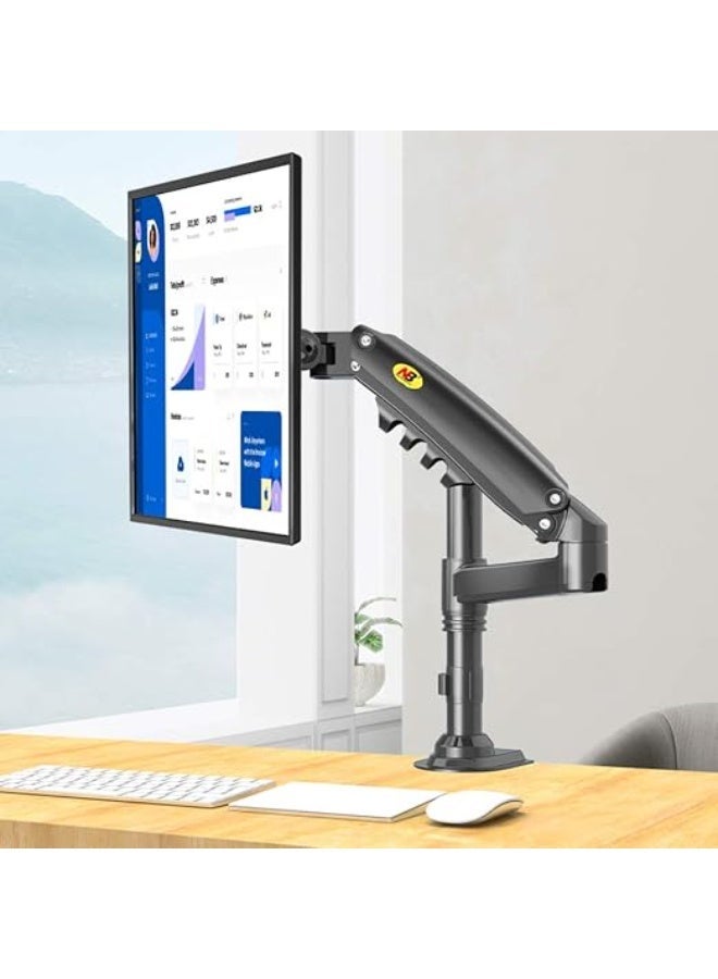 Adjustable height desktop monitor stand for 17-27 inch monitors - Image 2