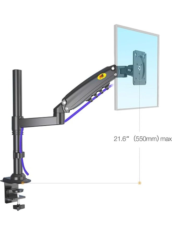 Adjustable height desktop monitor stand for 17-27 inch monitors - Image 4