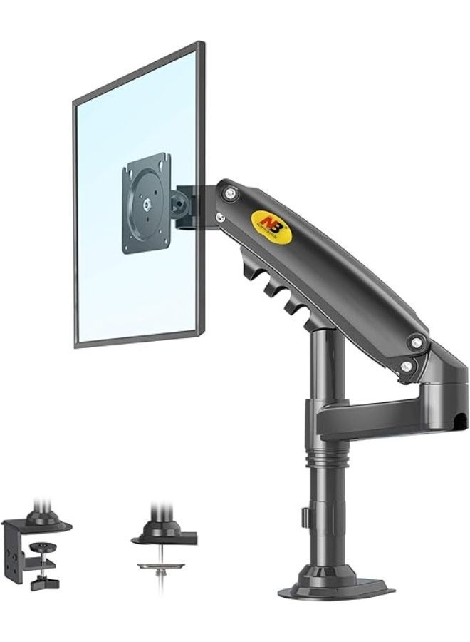 Adjustable height desktop monitor stand for 17-27 inch monitors - Image 1