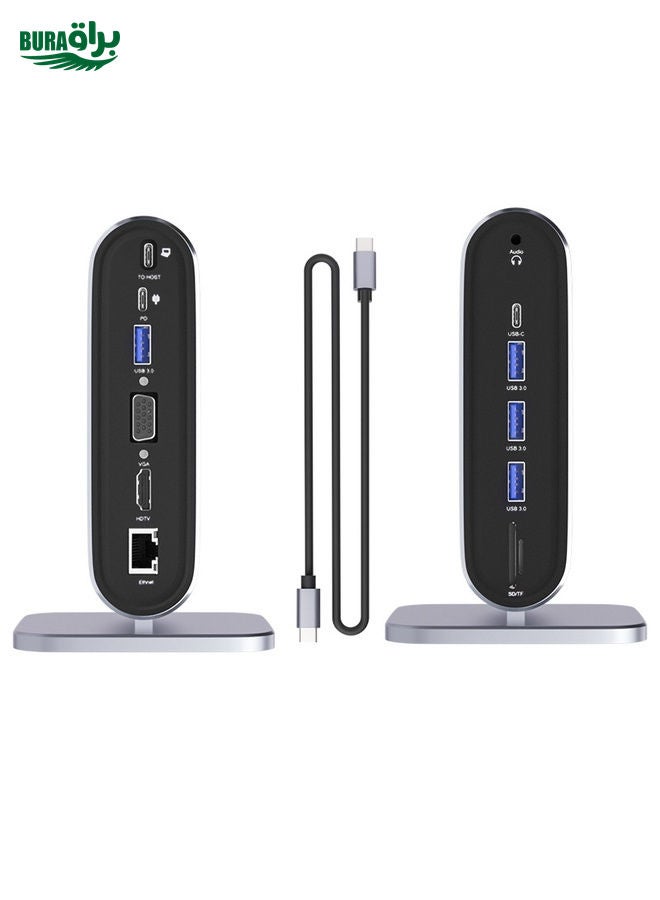 BYL-2201 12 in 1 USB-C / Type-C HUB Adapter