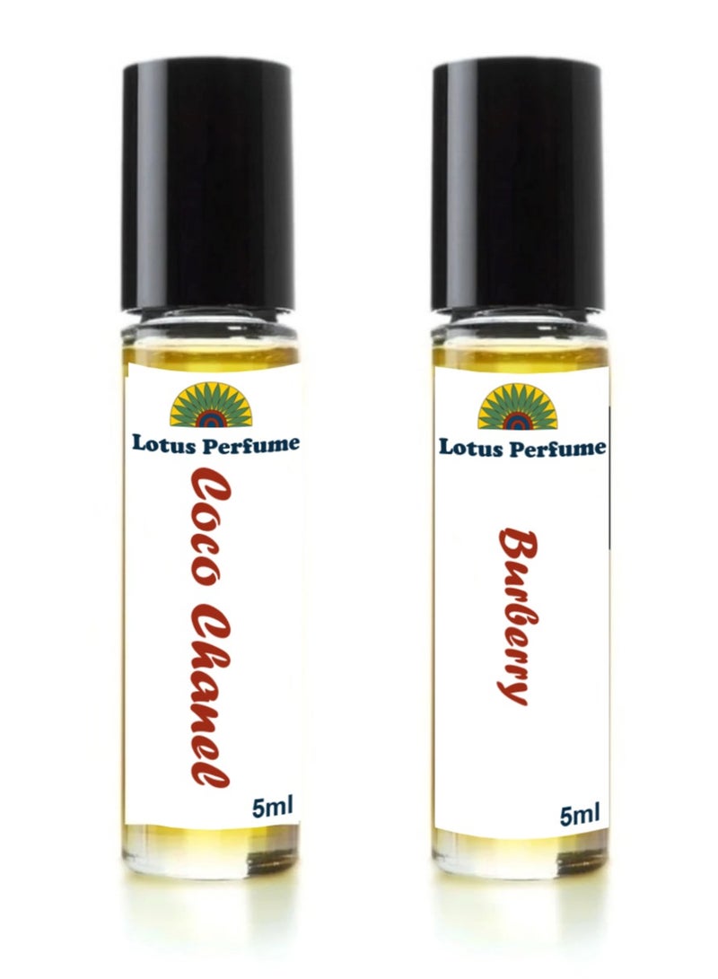 Lotus 2 Perfume Oil Roll-on Impression of Coco Chanel Burberry 
