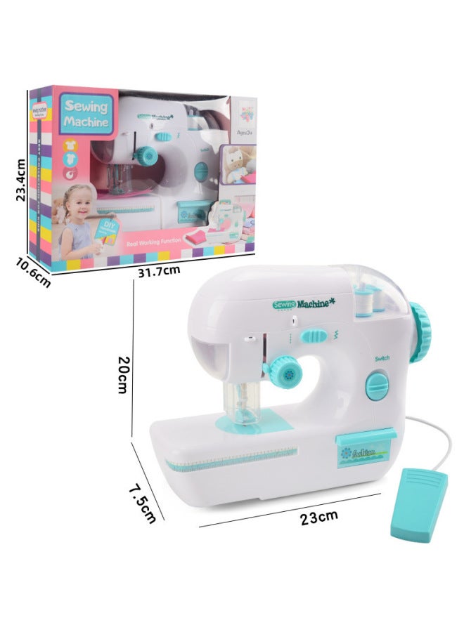 Toys Girls Play House Toy Set Hands-on Ability Mini Small Appliances Sewing Machine-Specifications:7920 Medium Electric Sewing Machine 【window Color Box】 24PCs Minimum Order - Image 1