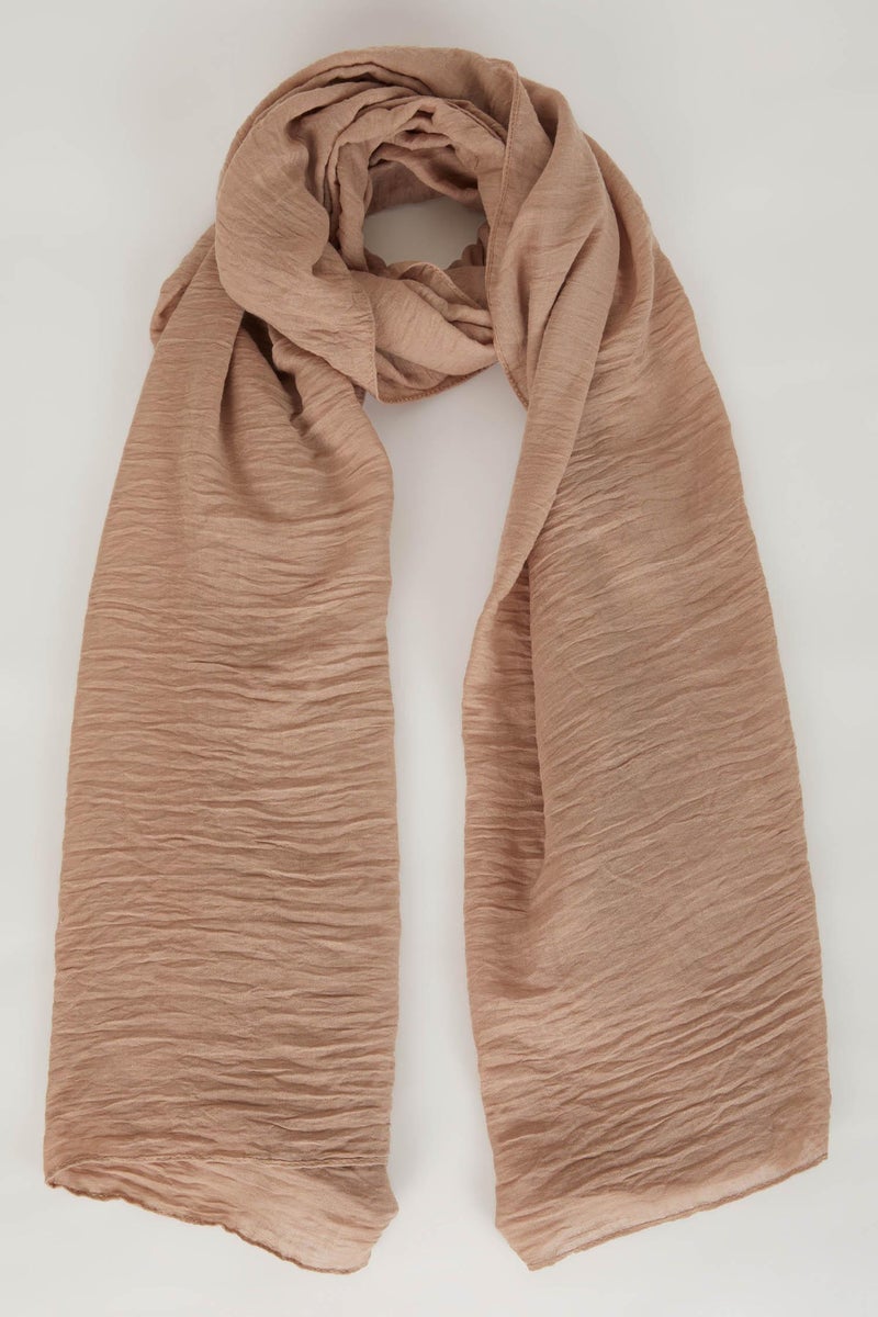 DeFacto Beige Woman Woman Woven Hijab Shawl Casual - Image 2