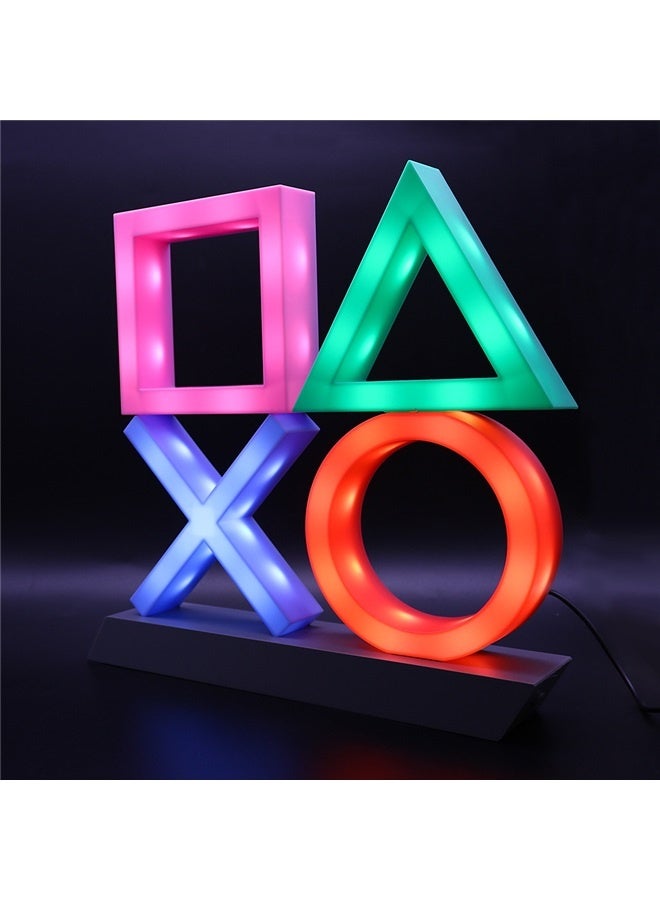 yongsheng Wireless Icons Light , Controller Icons Light - Gaming Desk Accessories and Game Room Decor - Image 3