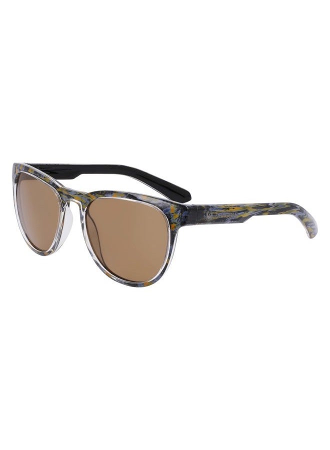 Dragon Unisex Kaj Sunglasses - Rob Resin Frame | LL Brown Lens - Image 2