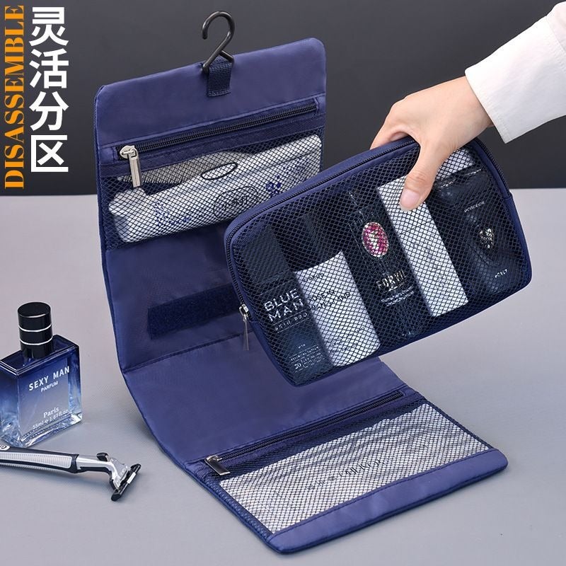 2-in-1 Snap Travel Toiletry Bag - Portable, Multi-Functional, Large Capacity Folding Organizer - Image 3