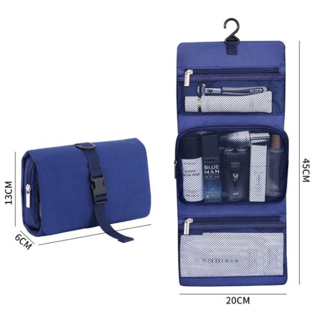 2-in-1 Snap Travel Toiletry Bag - Portable, Multi-Functional, Large Capacity Folding Organizer - Image 2