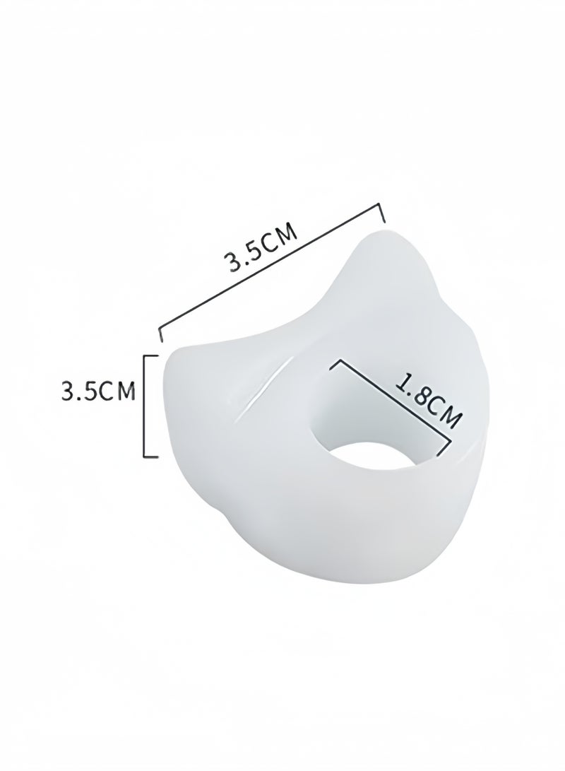 4 PCS Toe Spacers, Gel Applicator Toe Separators for Bunions, Correction of Crooked Foot Care Toe Splitter - Image 3
