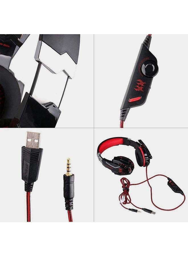 G2000 Wired Over-Ear Gaming Headsets With Mic For PS4/PS5/XOne/XSeries/NSwitch/PC - Image 5