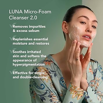 FOREO Luna 4 go Face Cleansing Brush Firming Massager Luna MicroFoam Cleanser 20 100ml Wash Pore Minimizer Facial Skin Care Products for All Skin Types - Image 5