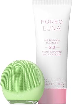 FOREO Luna 4 go Face Cleansing Brush Firming Massager Luna MicroFoam Cleanser 20 100ml Wash Pore Minimizer Facial Skin Care Products for All Skin Types - Image 1
