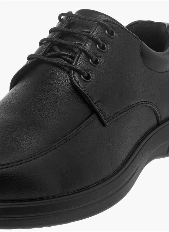 LBL by Shoexpress Men Panelled Shoes with Lace-Up Closure