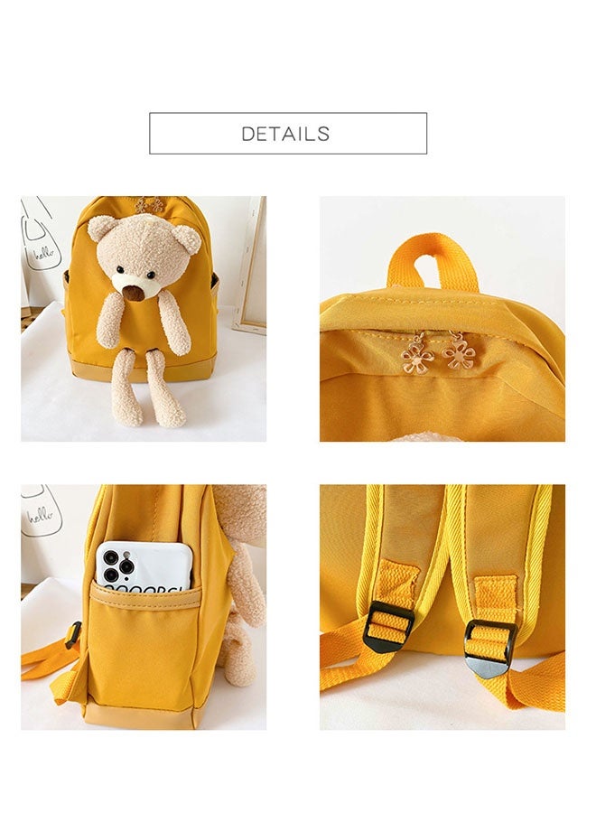 JCB CHIC حقيبة ظهر خفيفة الوزن ذات سعة كبيرة على شكل أرنب كرتوني لطيف، حقيبة مدرسية وحقيبة سفر  مع رسوم كرتونية ثلاثية الأبعاد، حقيبة كتف عملية للطالبات - Image 2