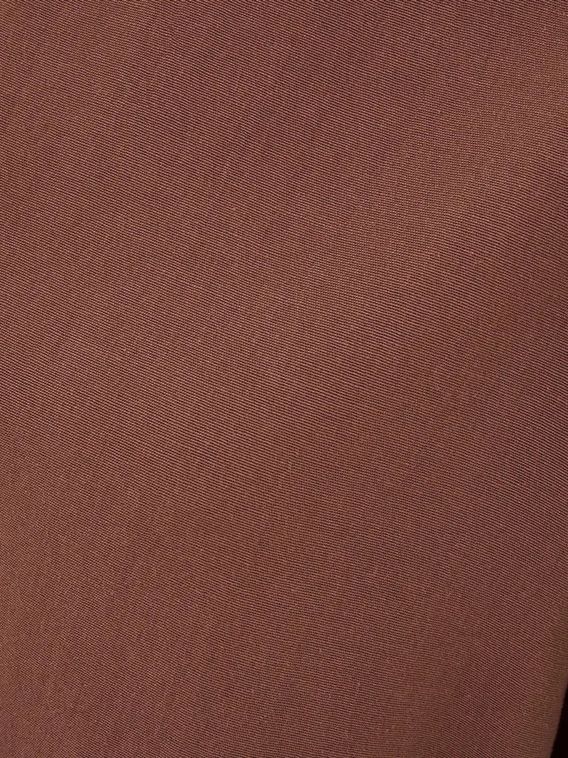 HICCUP Linen Blend Chocolate Brown Top