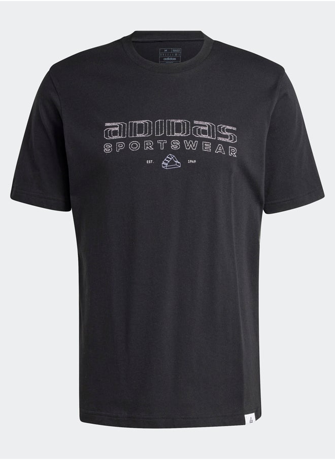 Tech Linear Graphic T-Shirt