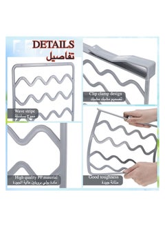 Anmi Closet Shelf Divider , Suitable For Kitchen Office Home ( White)  - Image 5