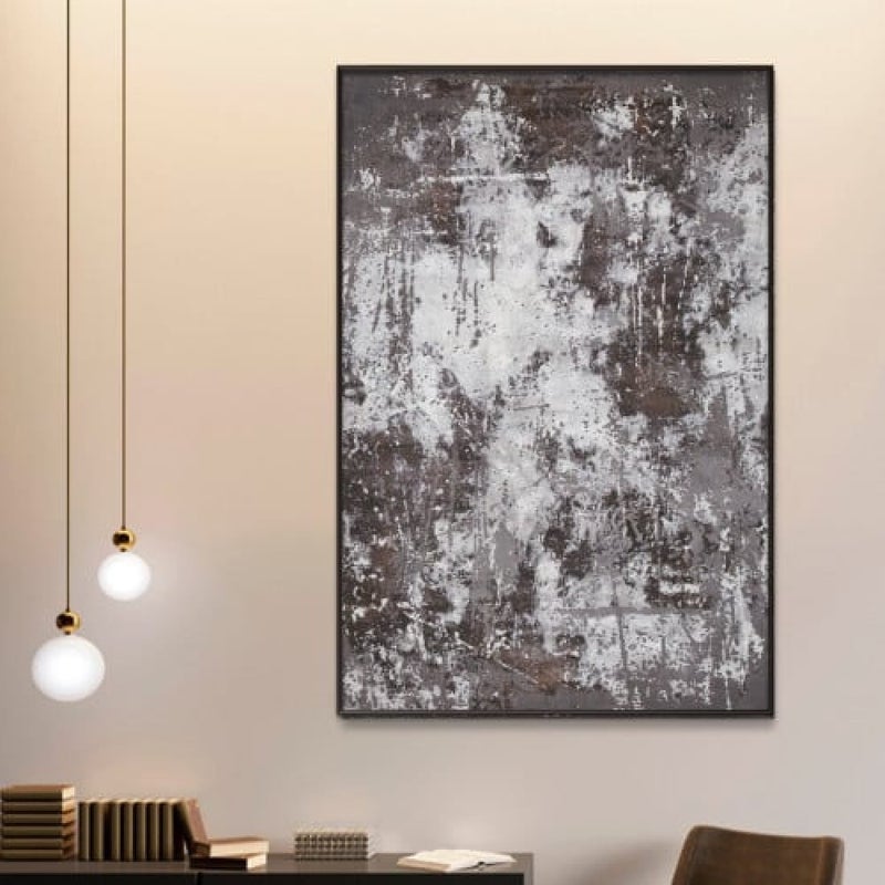 ماركتنا لوحة قماشية بتصميم مودرن مع برواز مجوف مقاس (60×90) قطعة واحدة - Image 1