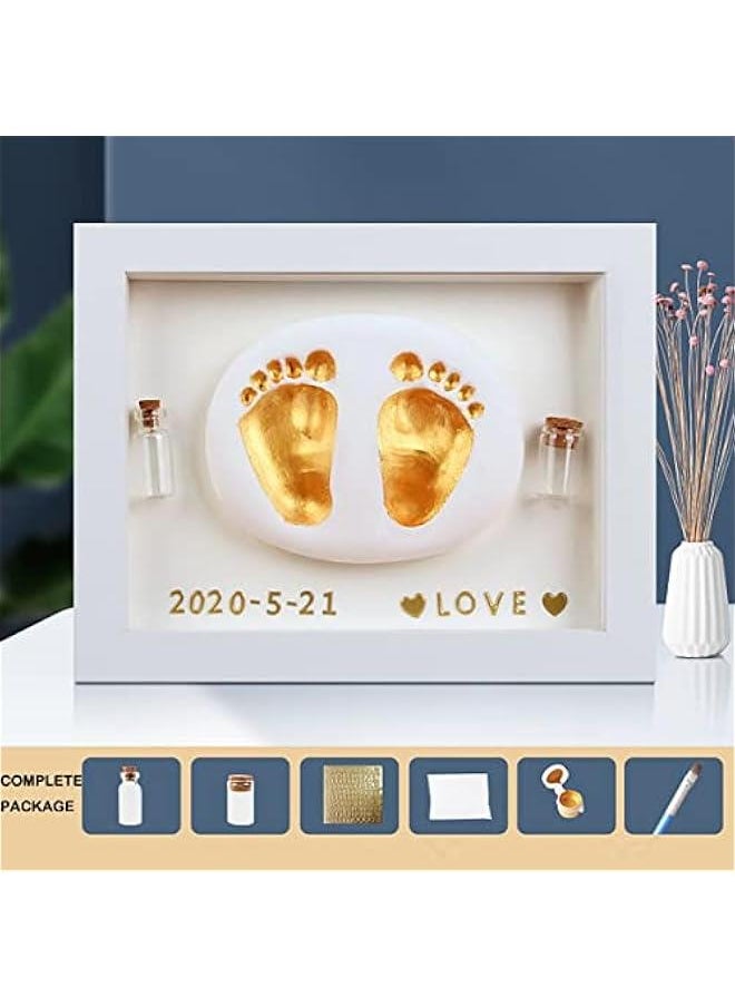 Gonice Baby Handprint and Footprint Makers Kit Keepsake for Newborn Boys & Girls, Personalized Baby Frame Ornament, Memory Art Baby Gifts for Baby Registry Nursery Décor  - Image 2