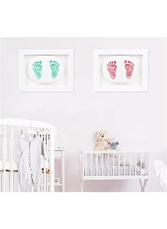 Gonice Baby Handprint and Footprint Makers Kit Keepsake for Newborn Boys & Girls, Personalized Baby Frame Ornament, Memory Art Baby Gifts for Baby Registry Nursery Décor  - Image 5