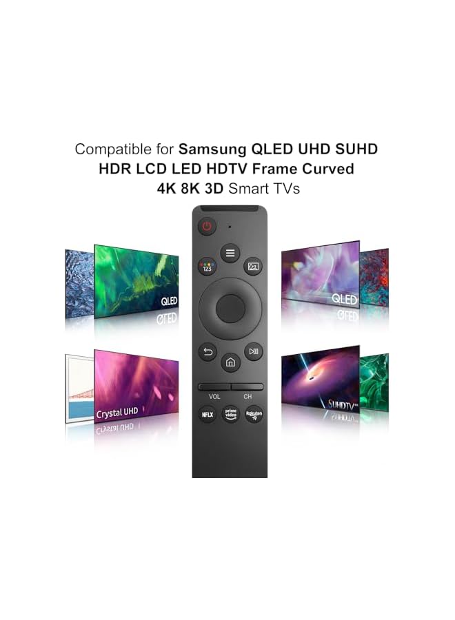 ELTRAZONE Universal Remote Control for Samsung Smart TVs – Compatible Replacement for QLED, UHD, SUHD, HDR, LCD, LED, Frame, Curved, 4K, 8K, and 3D HDTVs – Easy Plug & Play Setup – Full Function Support for Samsung Smart TV Models - Image 4