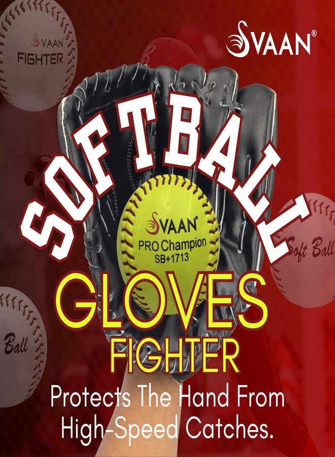قفازات بيسبول ناعمة من سفان فايتر | صنع في الهند | اللون أسود | - Image 5
