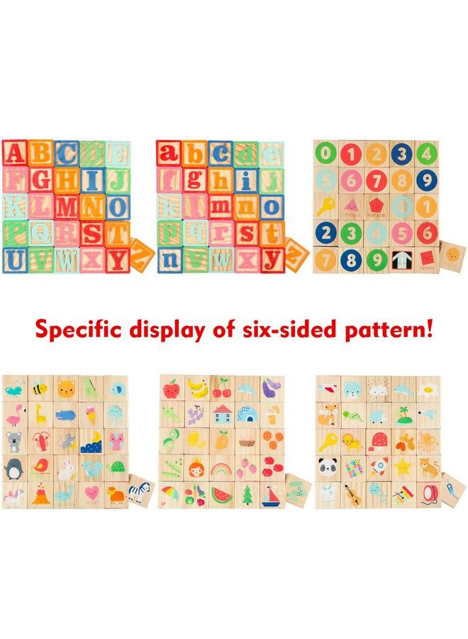 Joqutoys Abc Wooden Building Blocks For Toddlers 13 Large, 26 Pcs Alphabet & Number Stacking Blocks, Educational Learning Toys For Boys Girls Kids Gifts 1.65 - Image 5