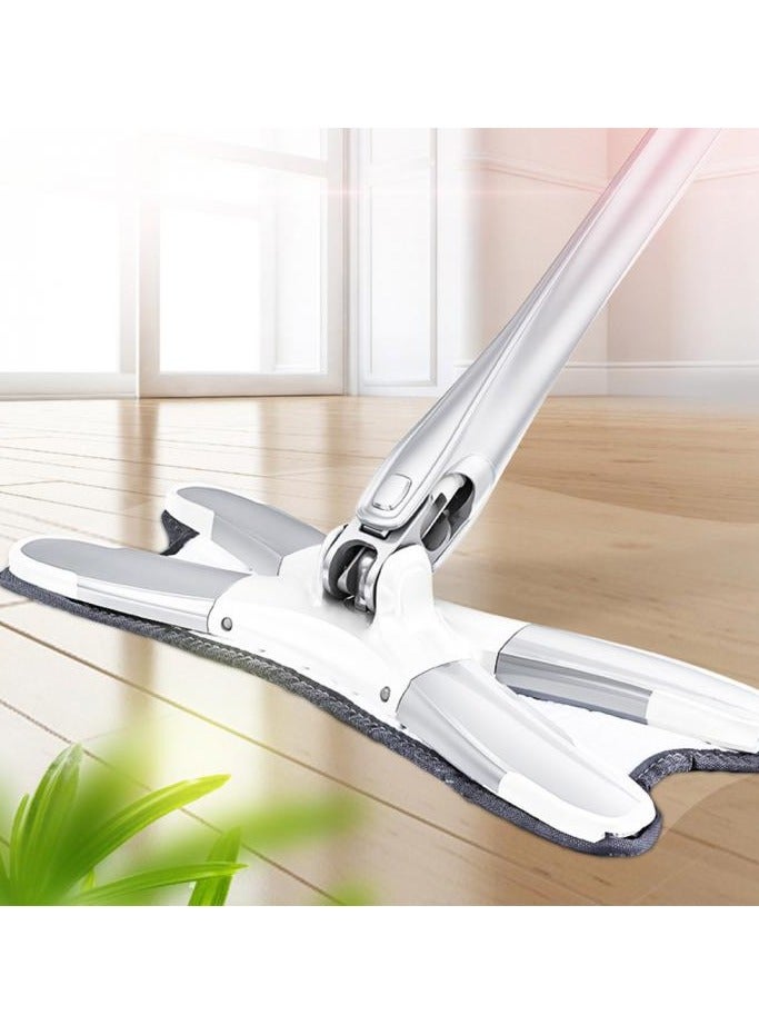 DubaiGallery X-type flat mops floor cleaning microfiber mop for washing floor lazy imitation hand wrung wet and dry self cleaning mop home tools  - Image 2