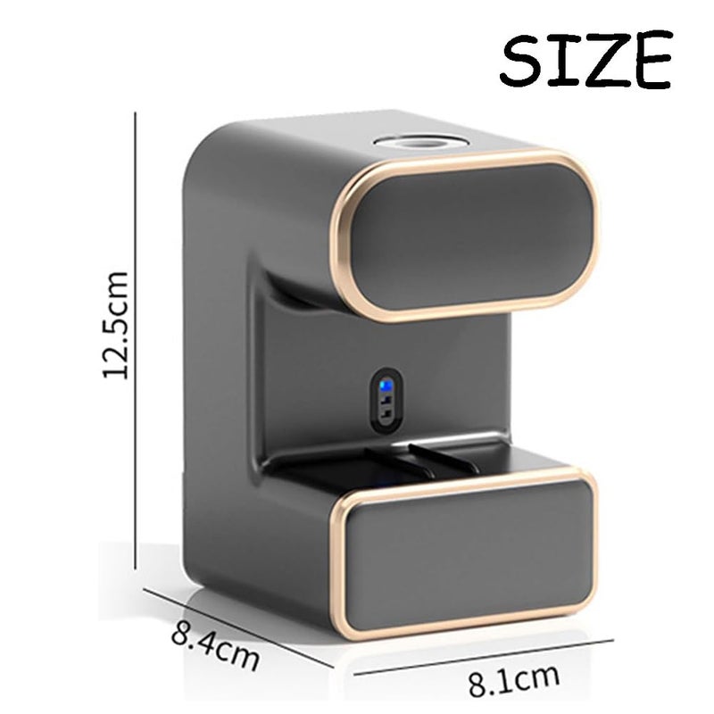 Bukela Automatic Toothpaste Dispenser, Toothpaste Squeezer Electric Automatic Sensor Wall-Mounted Bathroom Toothpaste Dispenser with 3 Toothpaste Slots,for Kids and Adults, White (Black) - Image 2