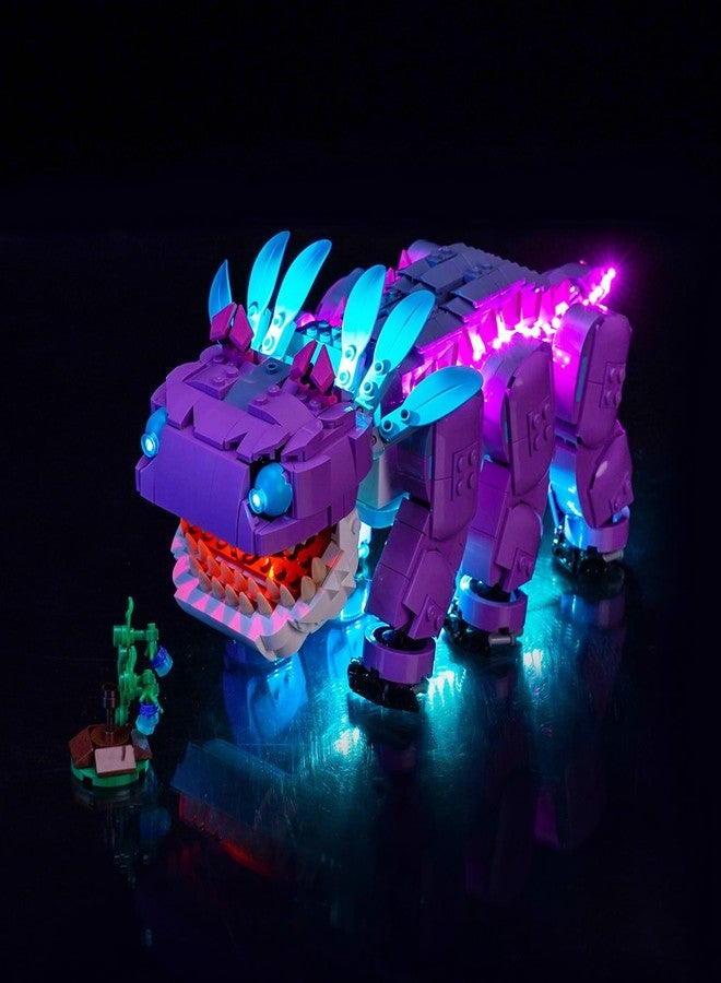مصباح LED من BrickBling متوافق مع مجسم كلومبو من لعبة ليغو فورتنايت، طقم إضاءة إبداعي متوافق مع ليغو 77077 (الأضواء فقط، بدون المجسم) - Image 1