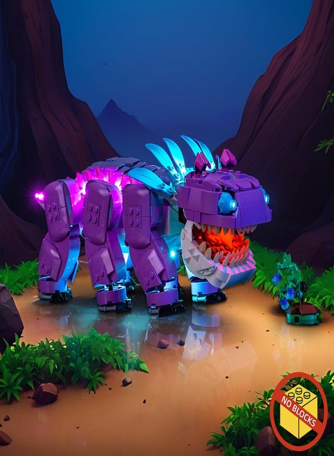 مصباح LED من BrickBling متوافق مع مجسم كلومبو من لعبة ليغو فورتنايت، طقم إضاءة إبداعي متوافق مع ليغو 77077 (الأضواء فقط، بدون المجسم) - Image 5