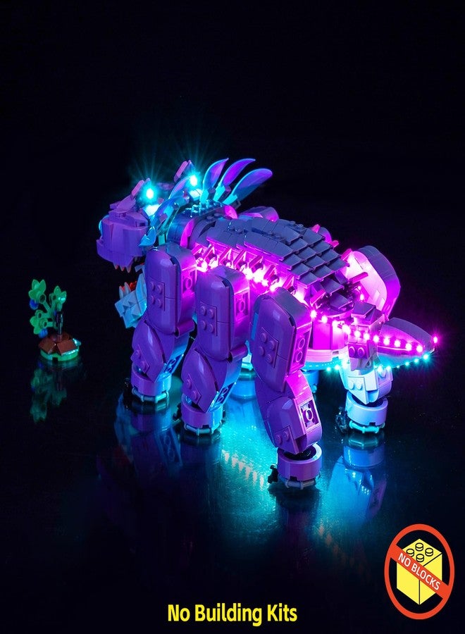 مصباح LED من BrickBling متوافق مع مجسم كلومبو من لعبة ليغو فورتنايت، طقم إضاءة إبداعي متوافق مع ليغو 77077 (الأضواء فقط، بدون المجسم) - Image 2