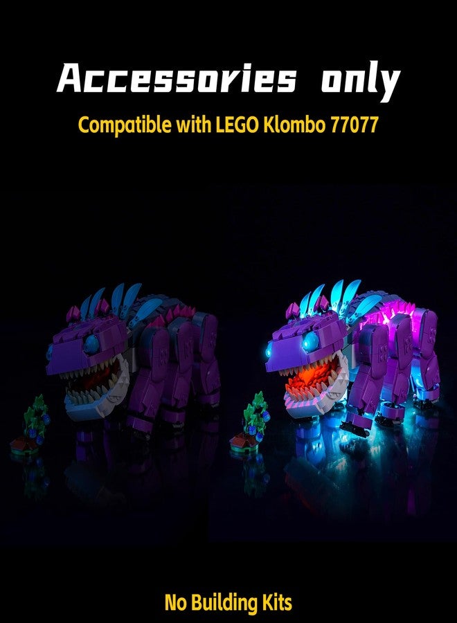 مصباح LED من BrickBling متوافق مع مجسم كلومبو من لعبة ليغو فورتنايت، طقم إضاءة إبداعي متوافق مع ليغو 77077 (الأضواء فقط، بدون المجسم) - Image 4