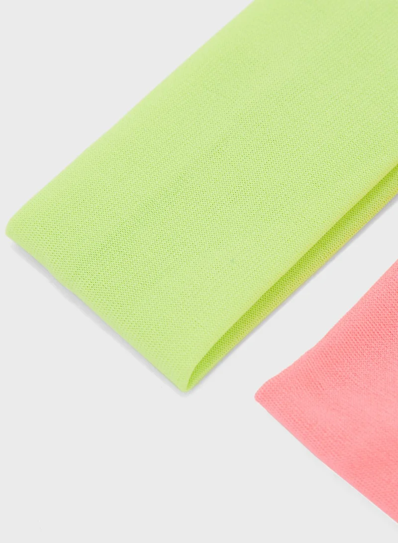 Ginger 2 Pack Sporty  Jersey Stretch Headband