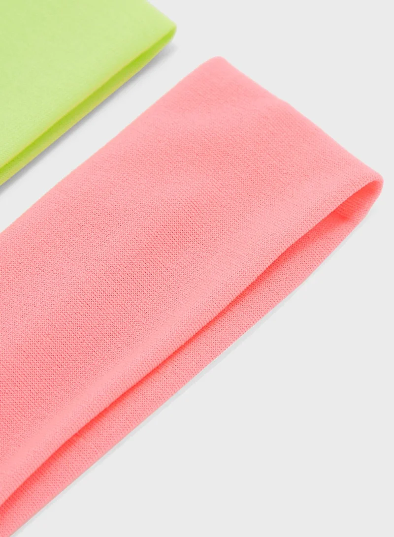 Ginger 2 Pack Sporty  Jersey Stretch Headband