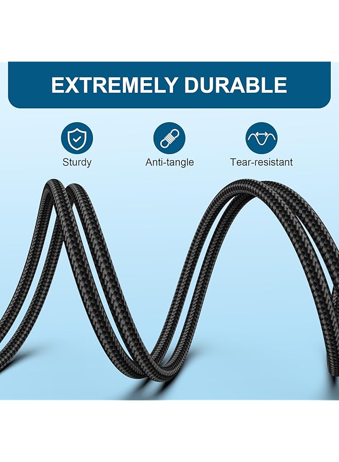 Cloud Alpha Replacement Cable Compatible With Kingston Hyperx Cloud Alpha Cloud Mix Cloud Flight Logitech G633 G933 Gaming Headset With Mute & Volume Controls (No Mic 4.9Ft) - Image 5