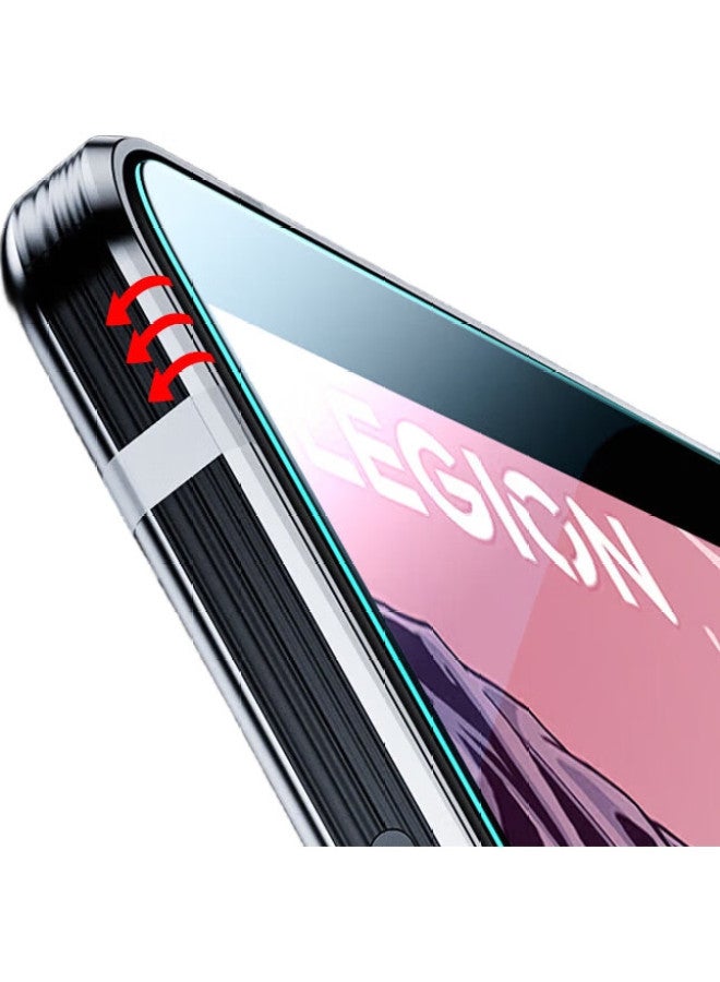 SmartDevil حماية شاشة زجاجية مقواة شانمو لجهاز لينوفو ليجن Y700 بحجم 8.8 بوصة موديل 2025/23، فيلم واقي كامل الشاشة مضاد للبصمات بدقة عالية، متوافق مع موديلات 25/23، قطعة واحدة - Image 2