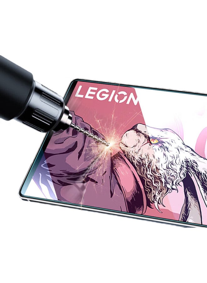 SmartDevil حماية شاشة زجاجية مقواة شانمو لجهاز لينوفو ليجن Y700 بحجم 8.8 بوصة موديل 2025/23، فيلم واقي كامل الشاشة مضاد للبصمات بدقة عالية، متوافق مع موديلات 25/23، قطعة واحدة - Image 3