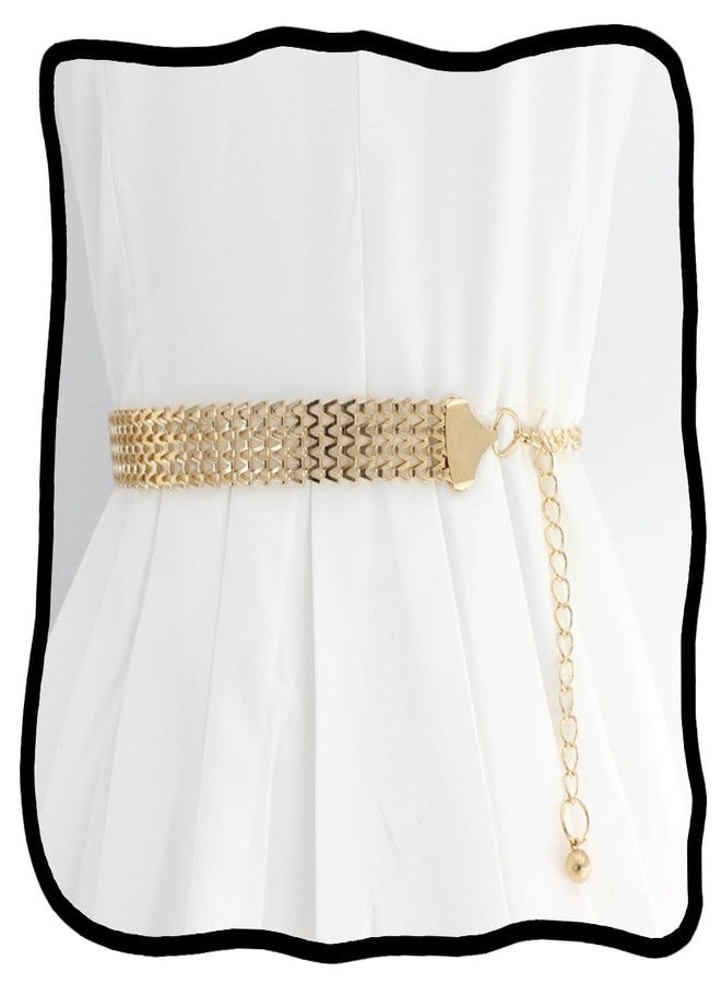 Woeoe Waist Chain Belt Women Ladies Adjustable Body Jewelry Waist Belts for Jeans Dresses - Image 1